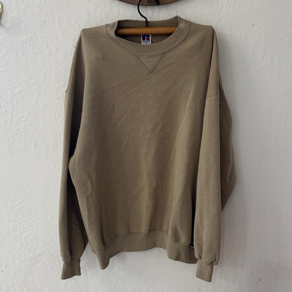 Russell Athletic Other - Vintage Russel Athletic Made in USA Brown Tan Crewneck Pullover XL